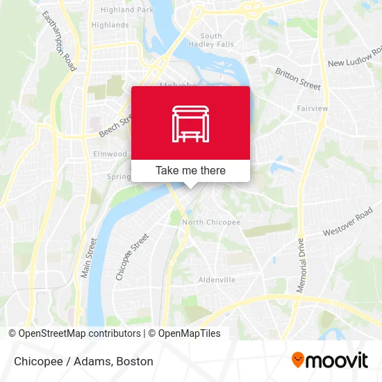 Chicopee / Adams map