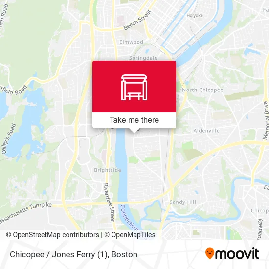 Chicopee / Jones Ferry (1) map