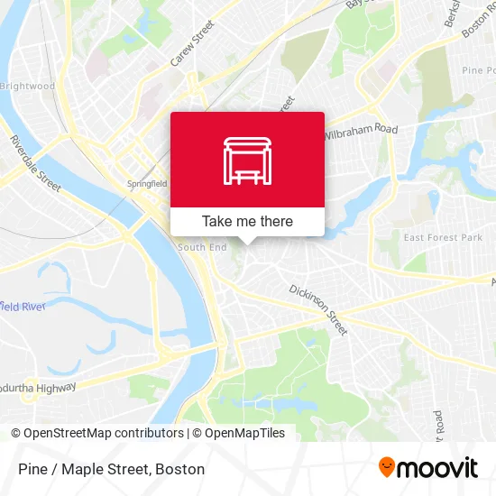 Pine / Maple Street map