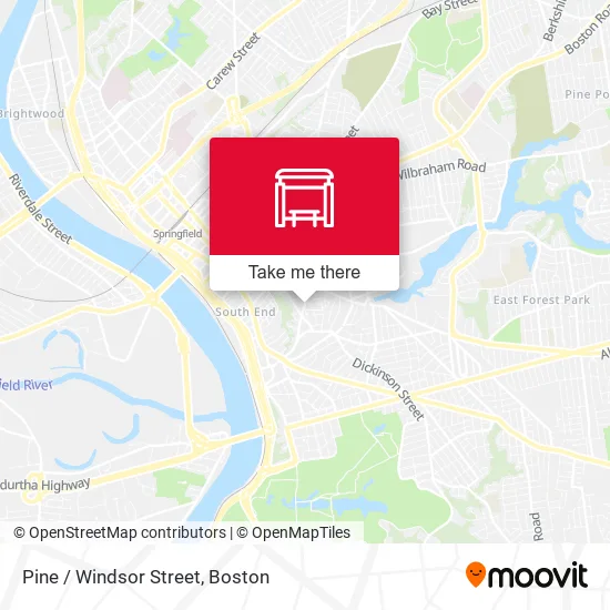 Pine / Windsor Street map