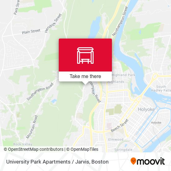 University Park Apartments / Jarvis map