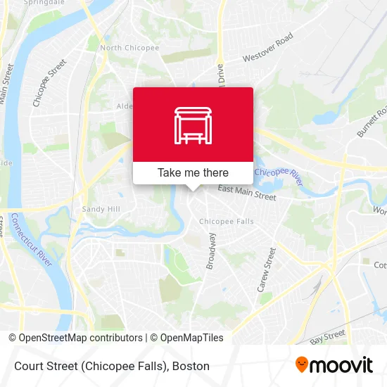 Court Street (Chicopee Falls) map