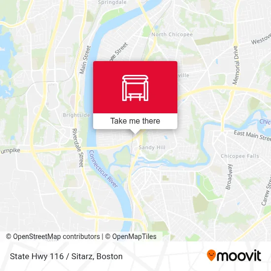 State Hwy 116 / Sitarz map