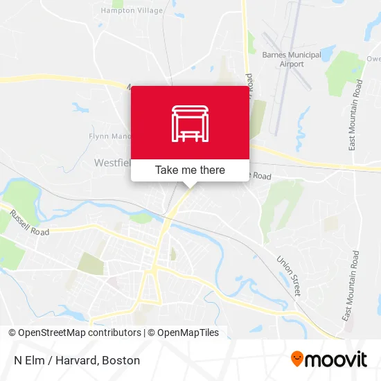 Mapa de N Elm / Harvard