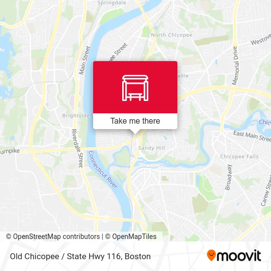 Old Chicopee / State Hwy 116 map