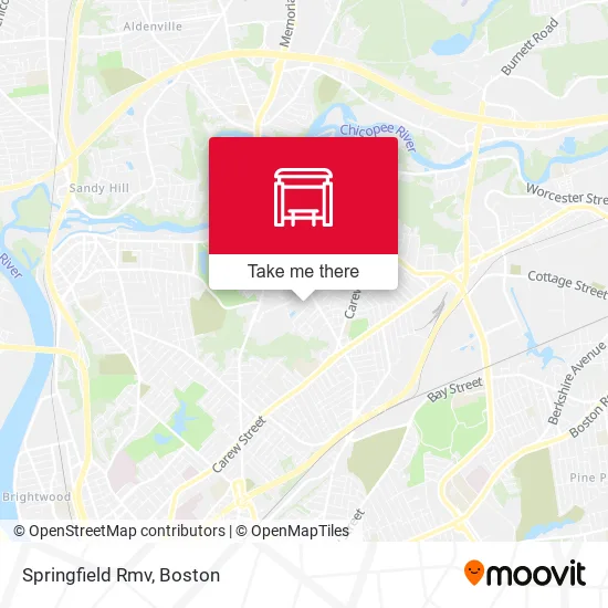 Springfield Rmv map