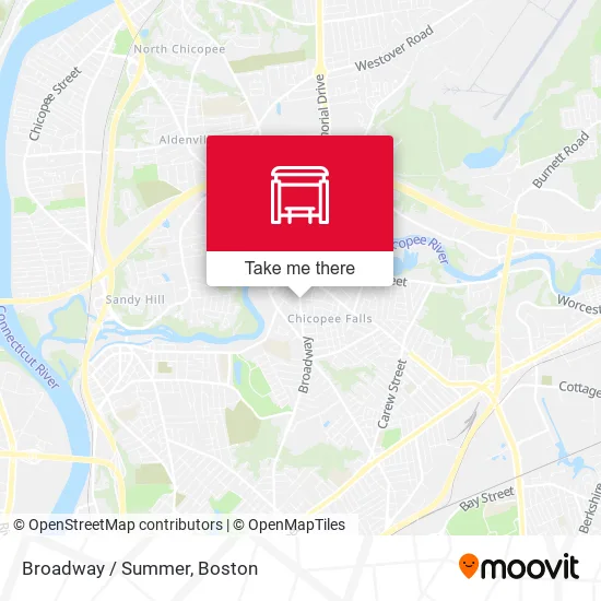 Broadway / Summer map