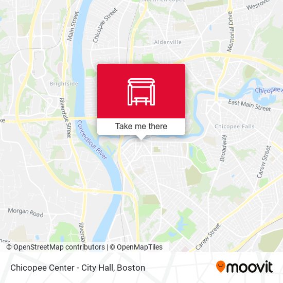 Mapa de Chicopee Center - City Hall