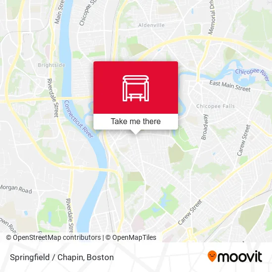 Springfield / Chapin map