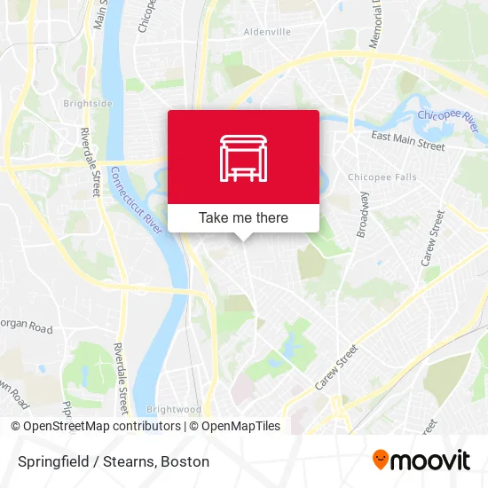 Springfield / Stearns map