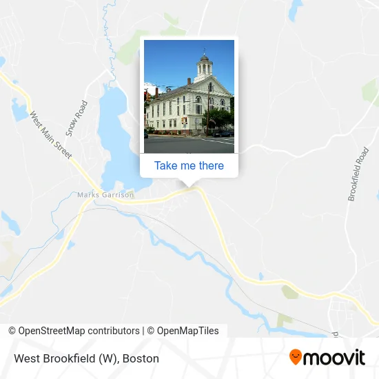 West Brookfield map