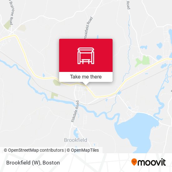 Brookfield (W) map