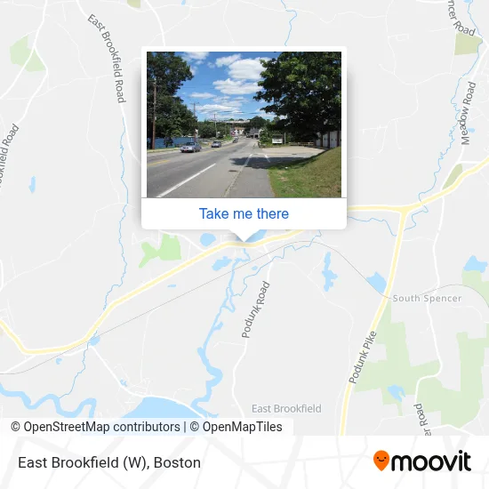 East Brookfield (W) map
