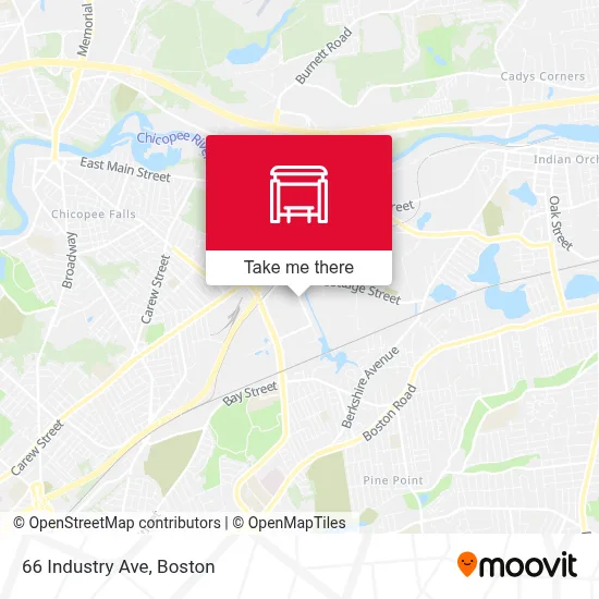 66 Industry Ave map