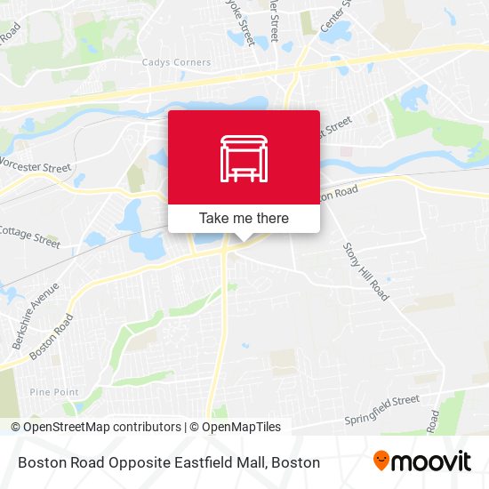 Boston Road Opposite Eastfield Mall map