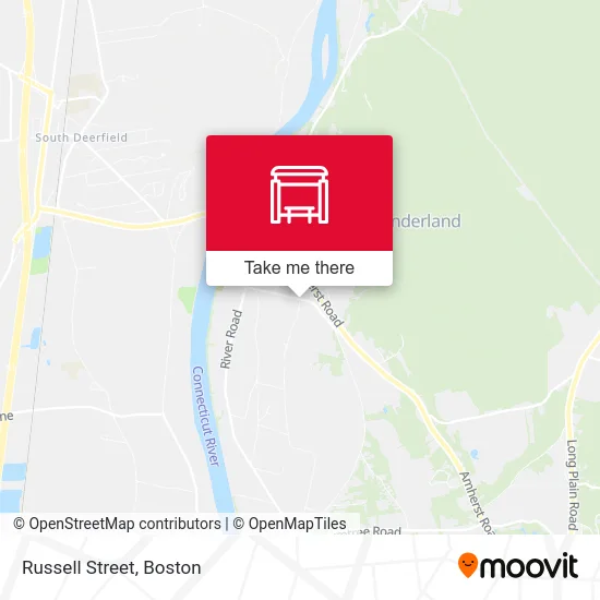 Russell Street map