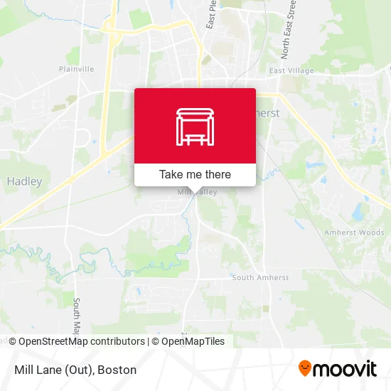 Mill Lane (Out) map