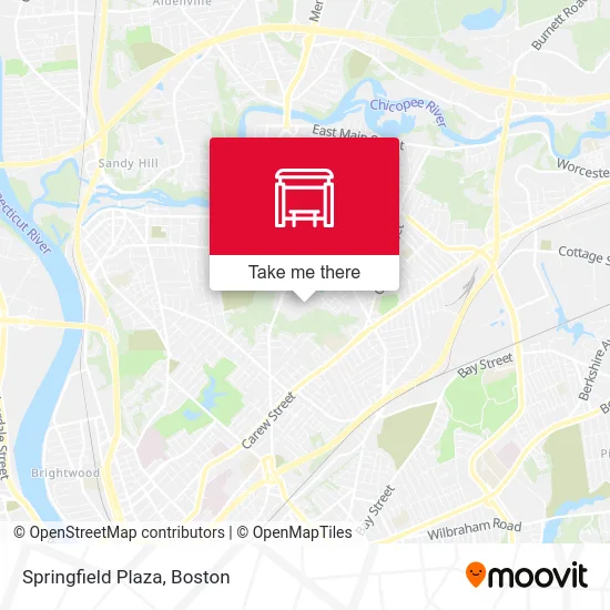 Springfield Plaza map