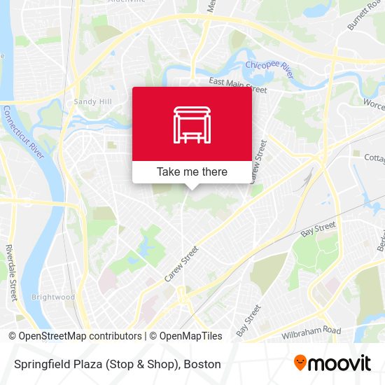 Springfield Plaza (Stop & Shop) map