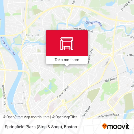 Springfield Plaza (Stop & Shop) map