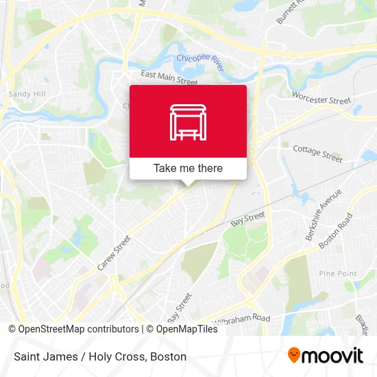 Saint James / Holy Cross map