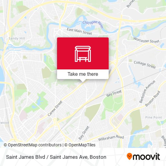 Mapa de Saint James Blvd / Saint James Ave