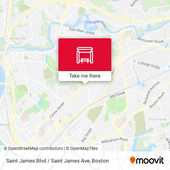 Saint James Blvd / Saint James Ave map