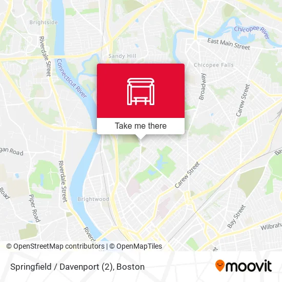 Springfield / Davenport (2) map