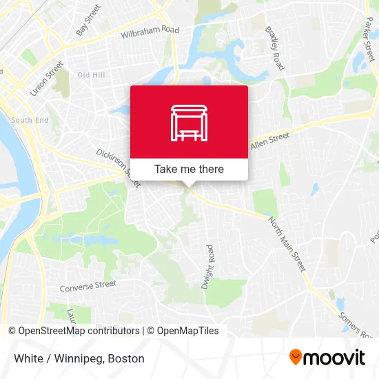 White / Winnipeg map