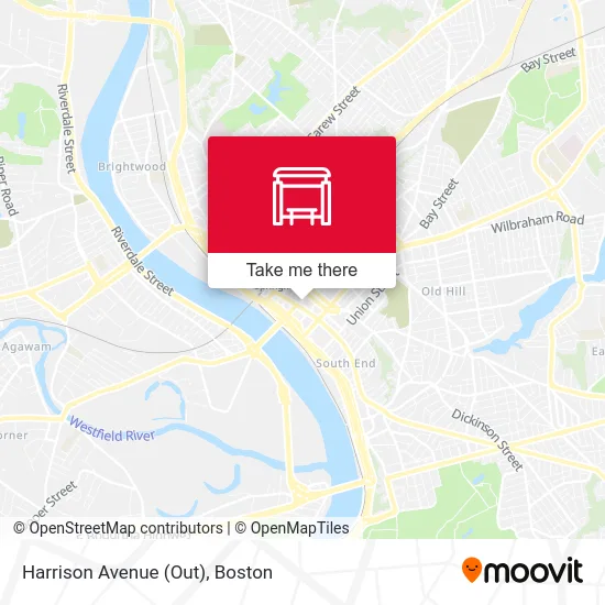 Harrison Avenue (Out) map