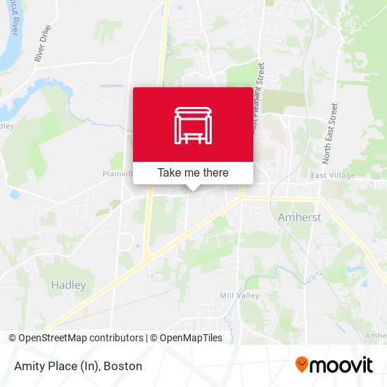 Amity Place (In) map