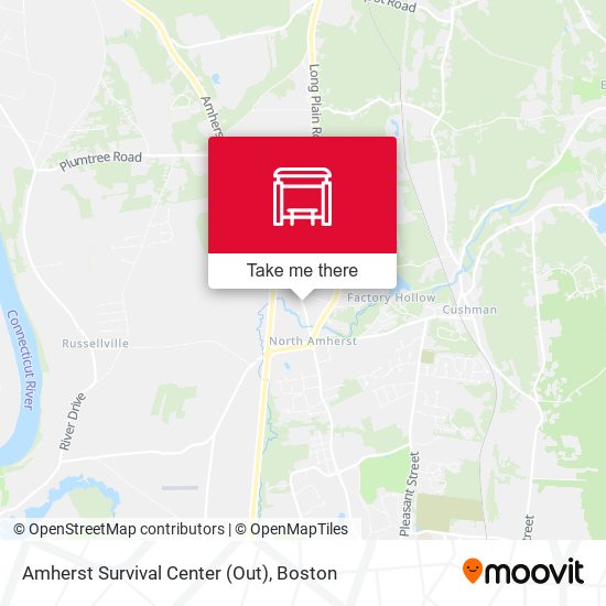 Amherst Survival Center (Out) map