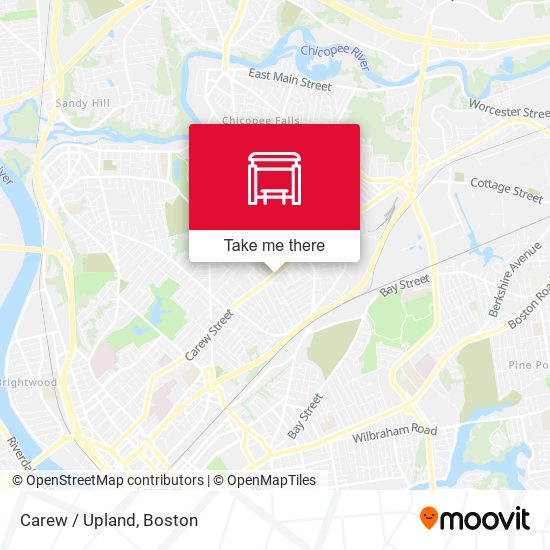 Mapa de Carew / Upland
