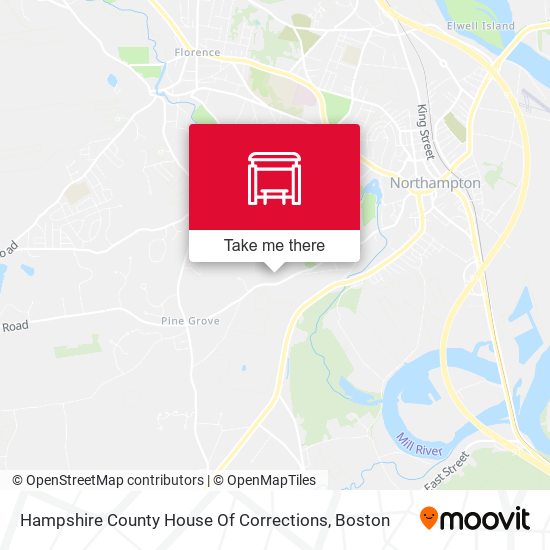Hampshire County House Of Corrections map