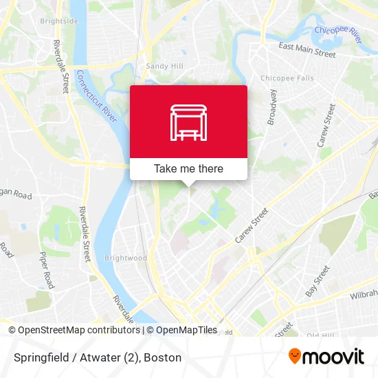 Springfield / Atwater (2) map
