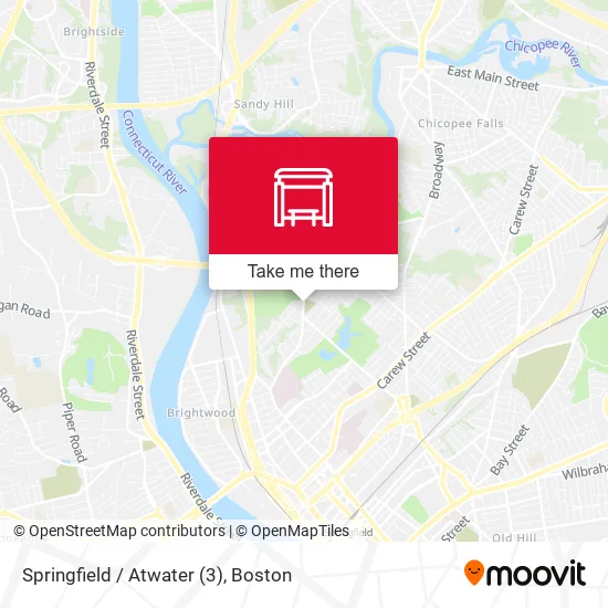 Springfield / Atwater (3) map