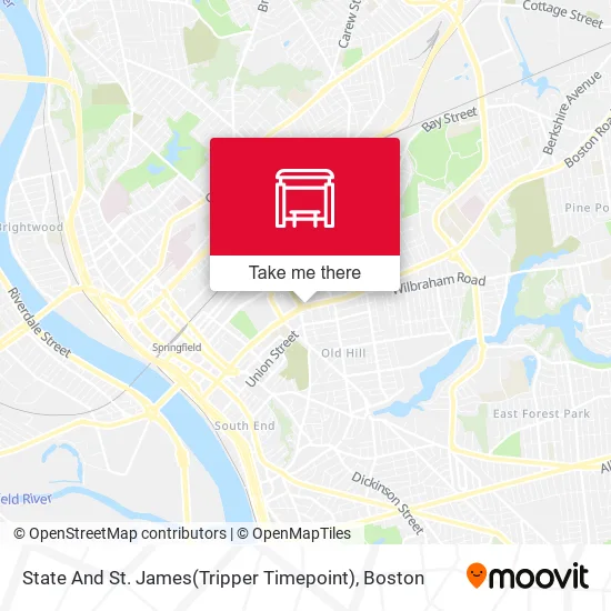 State And St. James(Tripper Timepoint) map