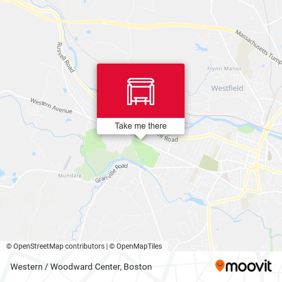 Western / Woodward Center map