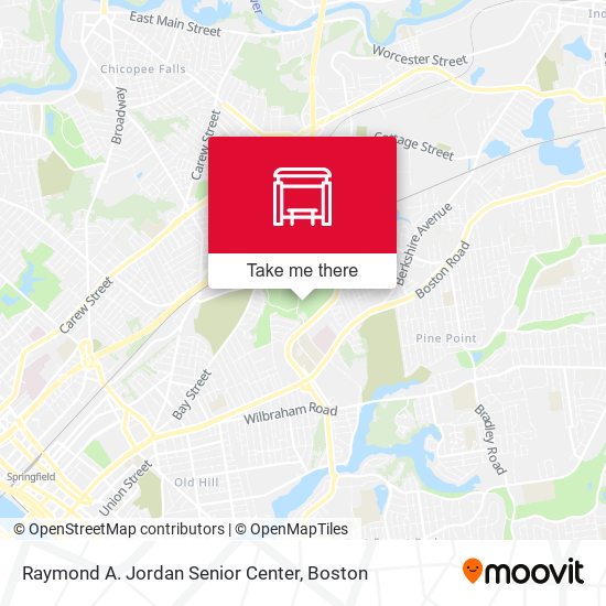 Raymond A. Jordan Senior Center map