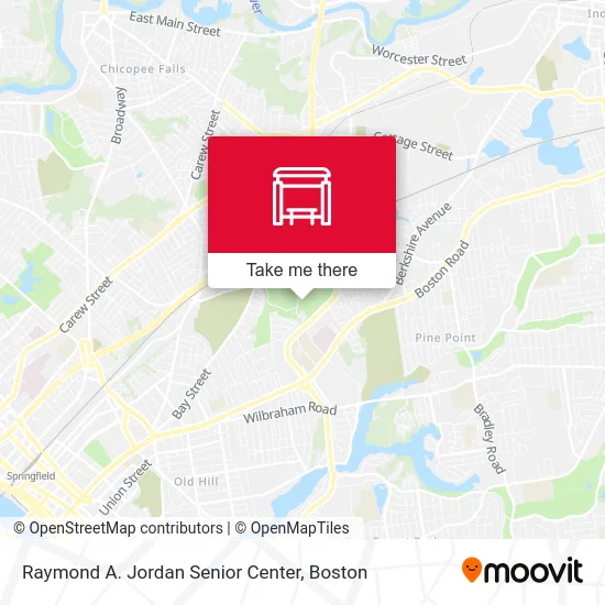 Raymond A. Jordan Senior Center map