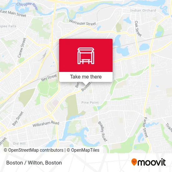 Boston / Wilton map