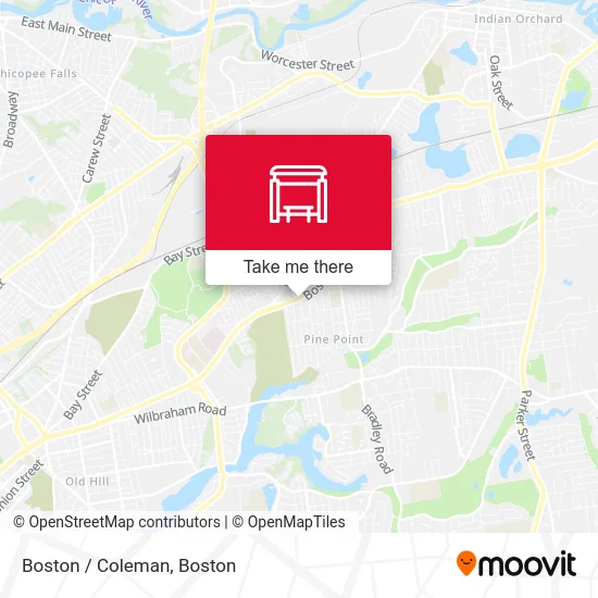 Boston / Coleman map