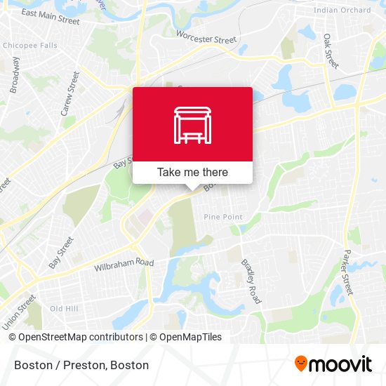 Boston / Preston map