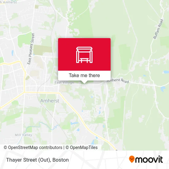 Thayer Street (Out) map