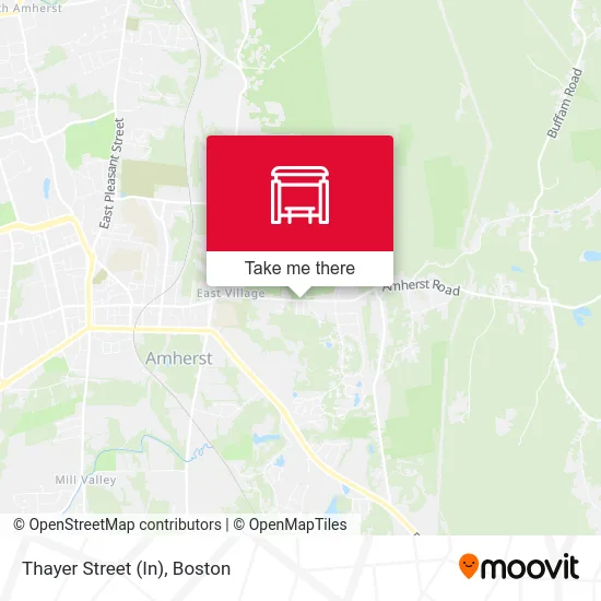 Thayer Street (In) map