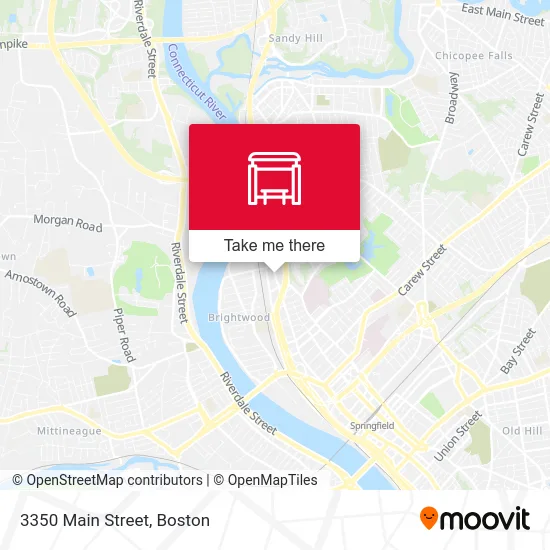 3350 Main Street map