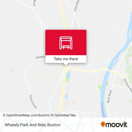 Whately Park And Ride map