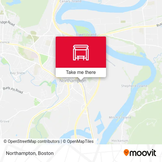 Northampton map