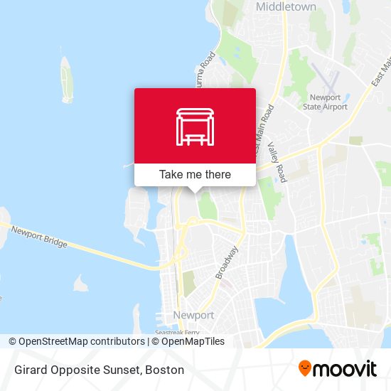 Girard Opposite Sunset map