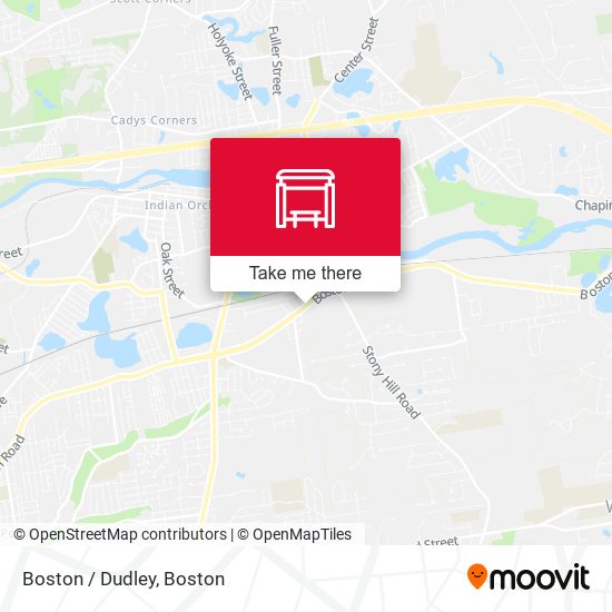 Mapa de Boston / Dudley